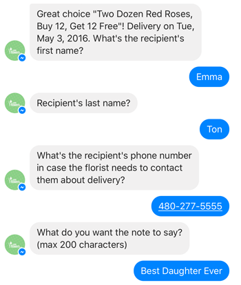 Chatbot short interactions