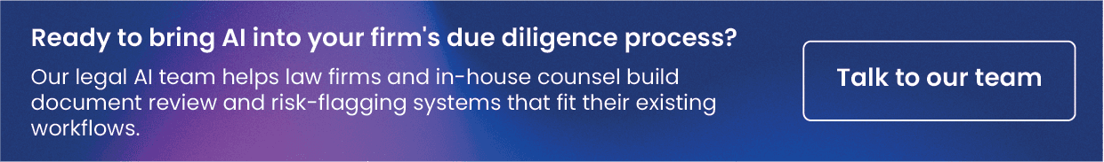 ai due deligence process