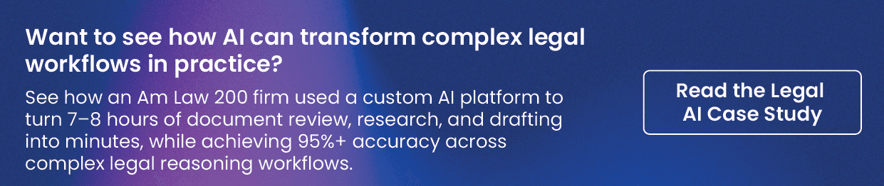 how ai can transform complex legal workflows