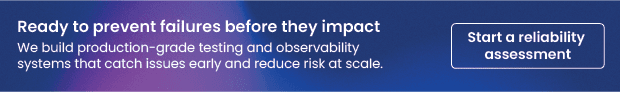 start a reliability assessment
