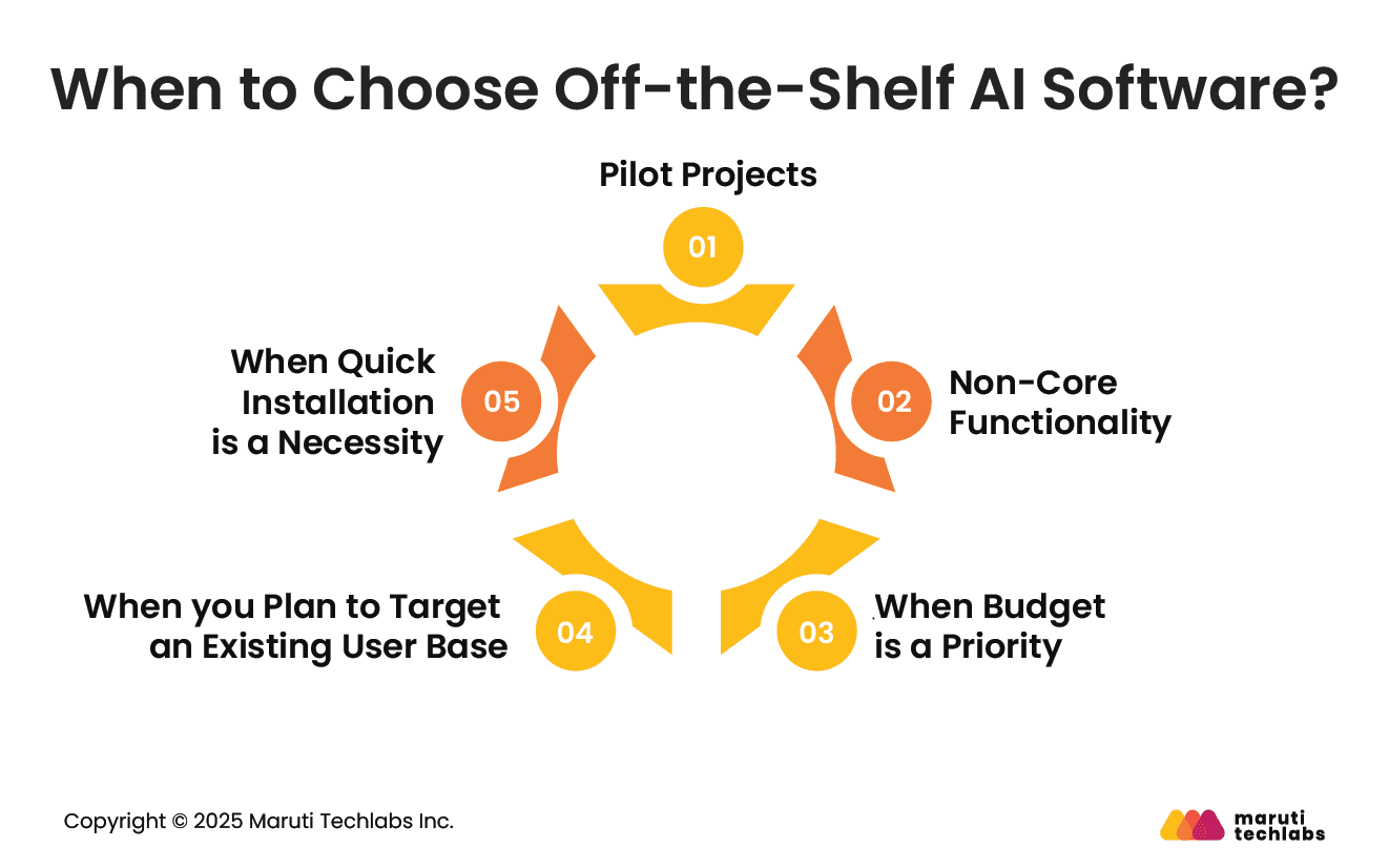 When to Choose Off-the-Shelf AI Software?
