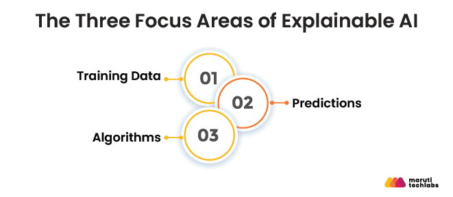 the three focus areas of explainable ai