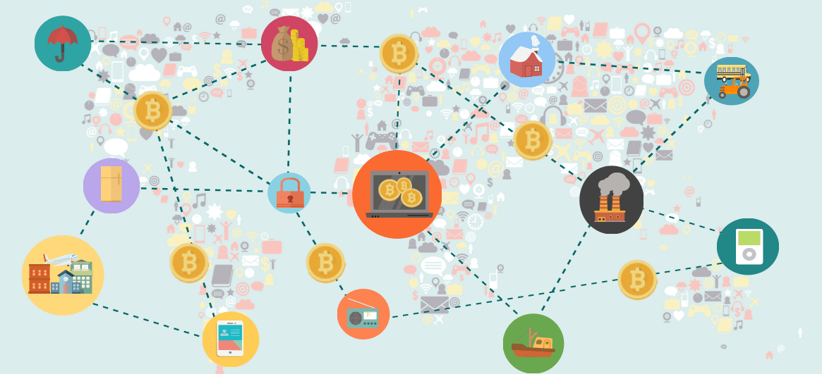 Bitcoin in blockchain