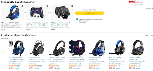Amazon uses its recommendation engine